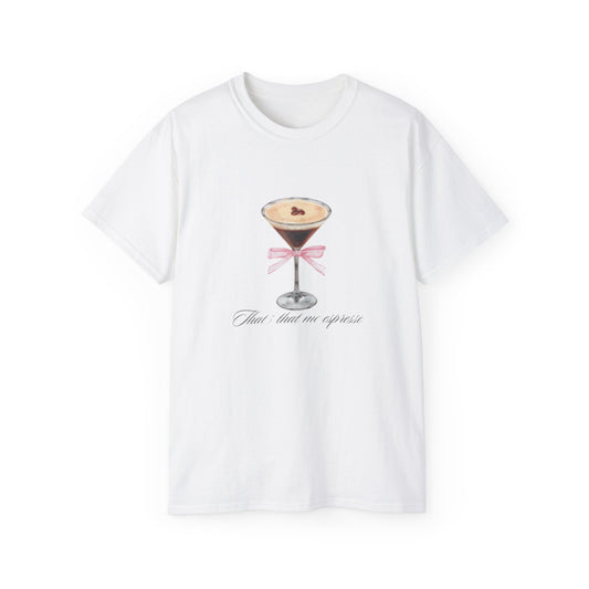 espresso sabrina carpenter Cotton Tee