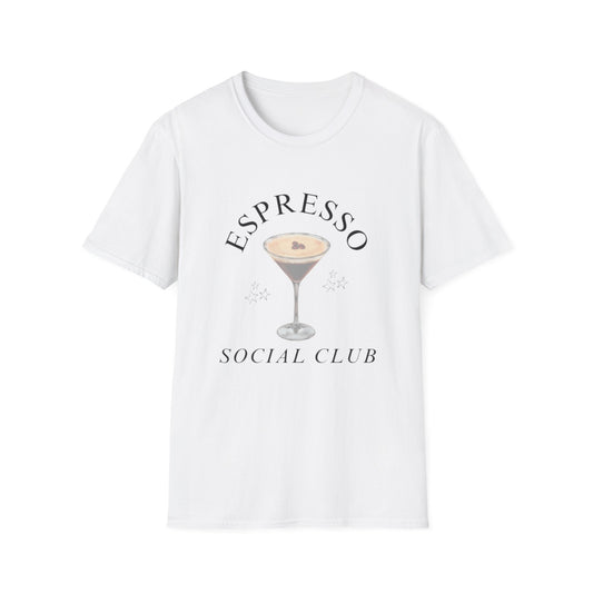 Espresso social club Unisex Softstyle T-Shirt